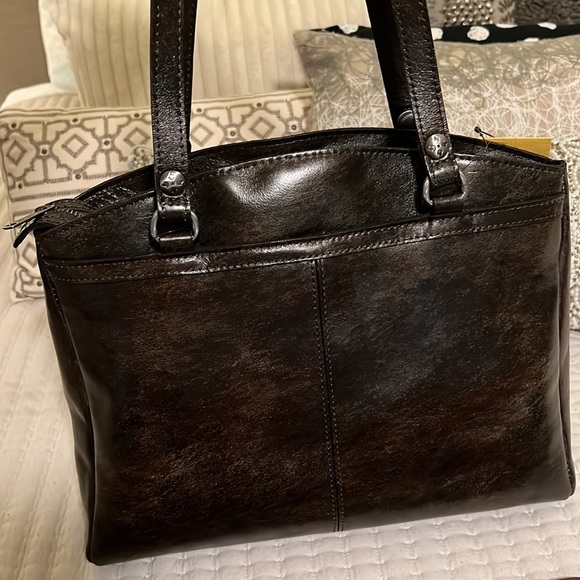 Patricia Nash Turquoise Tooled Tote Large leather - Picture 5 of 12